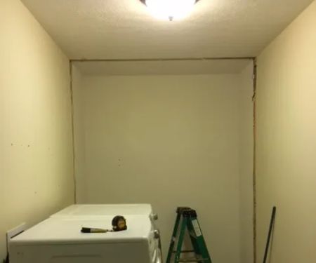 Presto! drywall repair and painting.