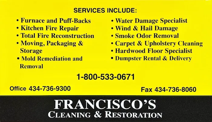 Francisco's Cleaning & Restoration Service, Inc. Picture 6