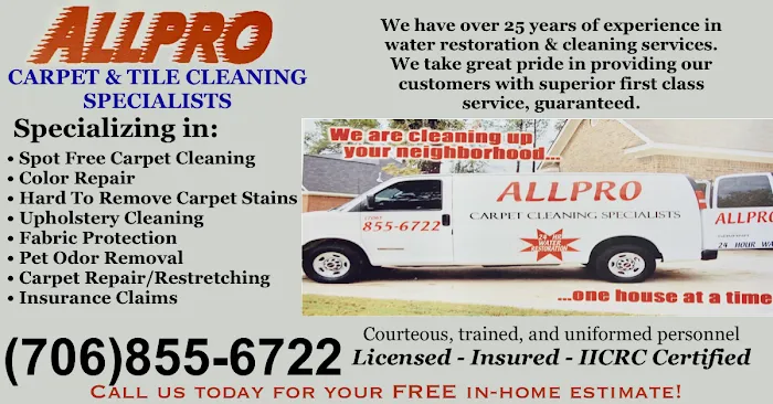 ALLPRO Carpet Cleaning & Water Mitigation Picture 7