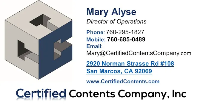 Certified Contents Company Inc. Picture 6