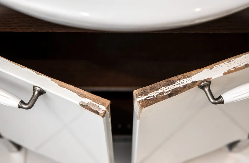 How to Repair Water-Damaged Cabinets and Countertops