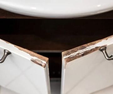 How to Repair Water-Damaged Cabinets and Countertops