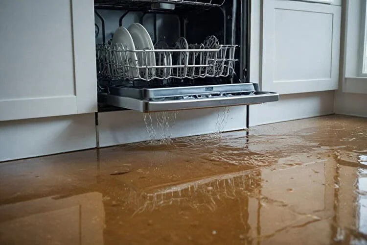 How to Deal with Water Damage from a Leaky Dishwasher