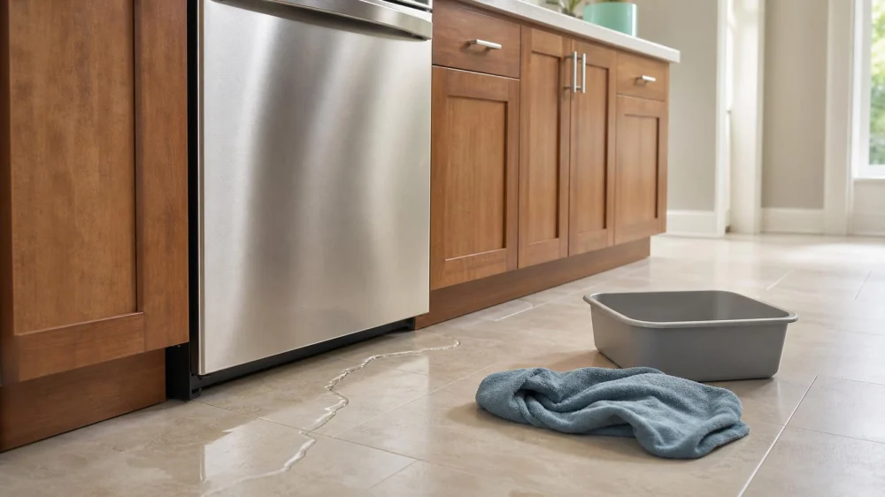 Dishwasher Leak Water Damage: Safe First Steps