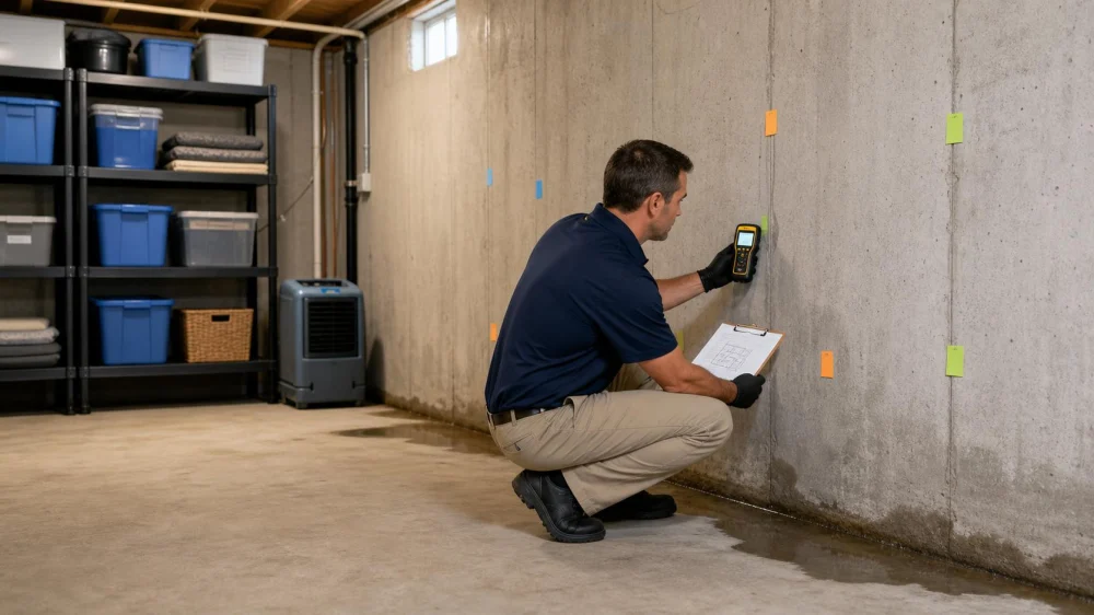Basement Wall Seepage After Heavy Rain: Map Water Before Repairs