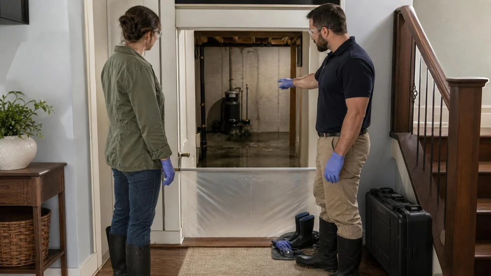 Sewage Backup at Home: Isolate the Area and Call for Help