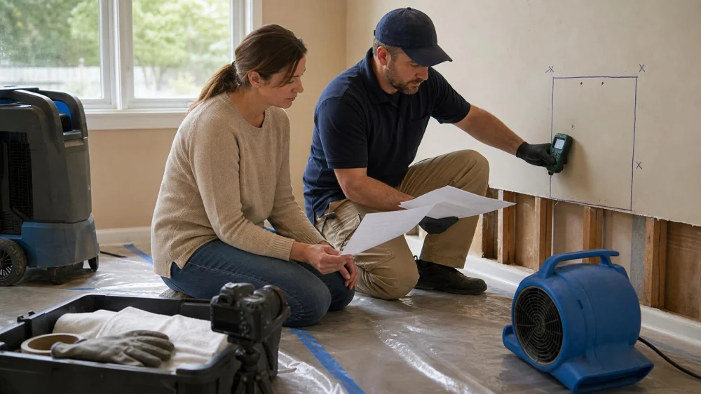 Water Damage Estimate: Define Demolition and Drying