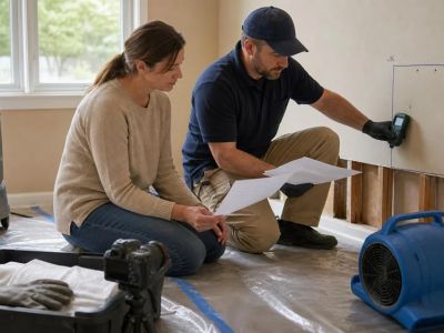 Water Damage Estimate: Define Demolition and Drying