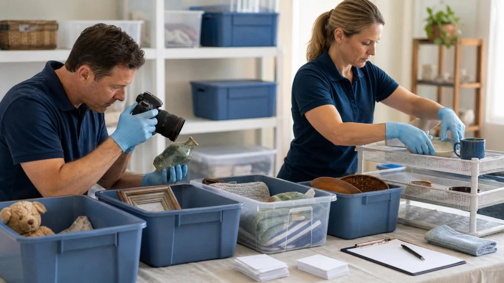Wet Contents Plan: Sort, Photograph, and Store Safely