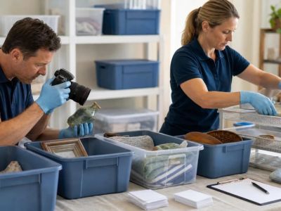 Wet Contents Plan: Sort, Photograph, and Store Safely