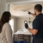 Water Bulge in the Ceiling: Keep Clear and Stop the Source
