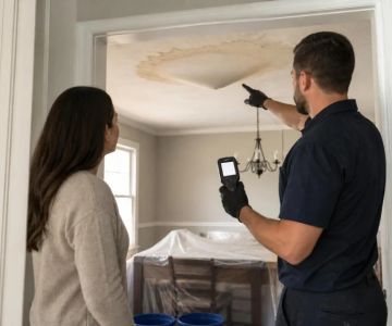 Water Bulge in the Ceiling: Keep Clear and Stop the Source