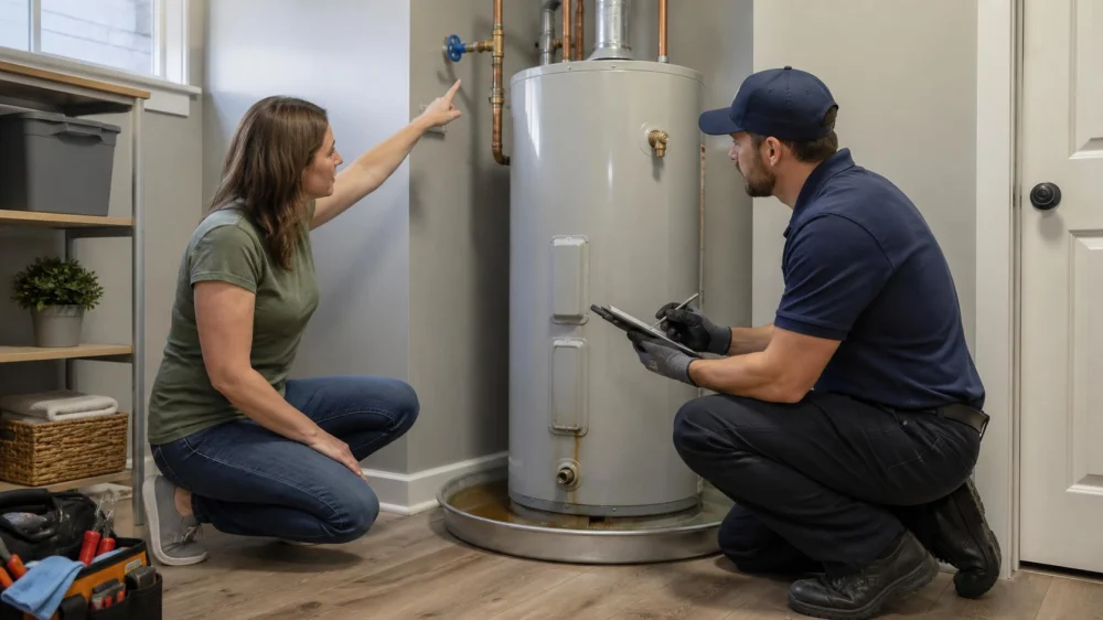 Water Heater Leak: Shut Off Utilities and Limit Damage