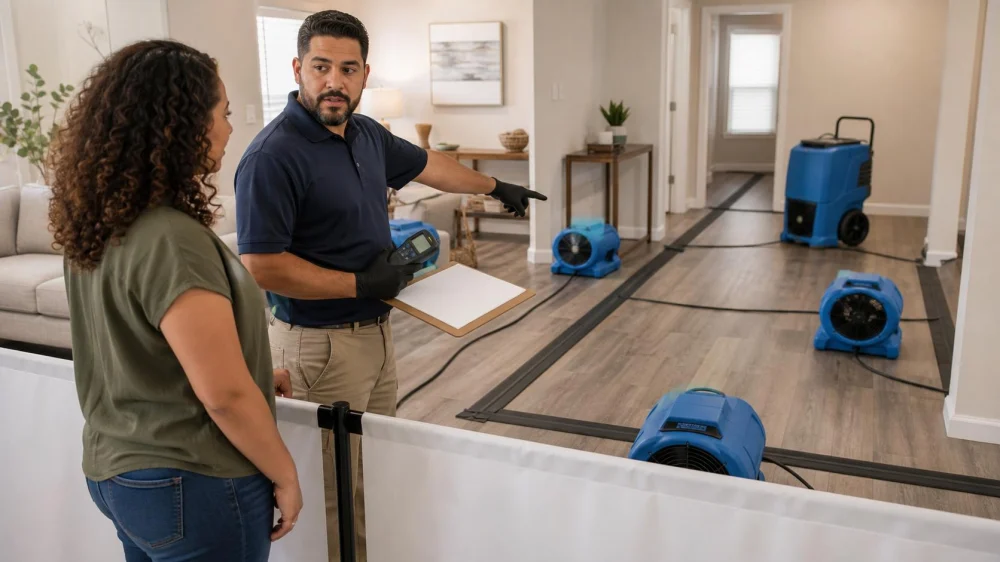Water Damage Drying Equipment: Do Not Move or Unplug It
