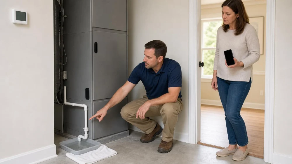 AC Condensate Overflow: Shut Down and Limit Water Damage