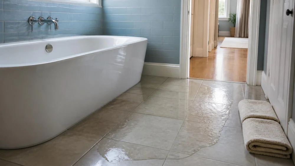 Bathtub Overflow: Stop Water and Limit Hidden Damage