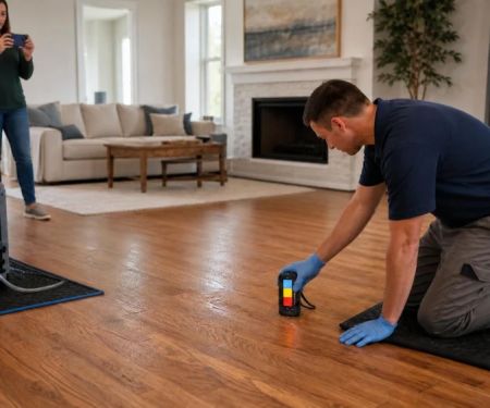 Water on Hardwood Floors: Dry the Assembly, Not Just the Top