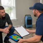 Water Damage Restoration Estimate: Split Drying and Repairs