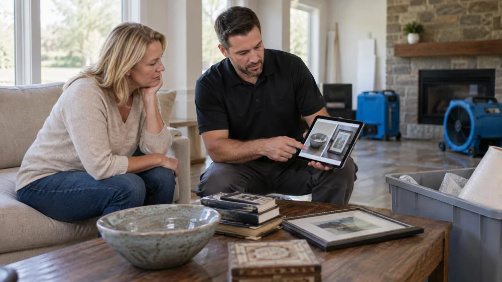 Restoration Contents List: Photos, Location, and Disposition