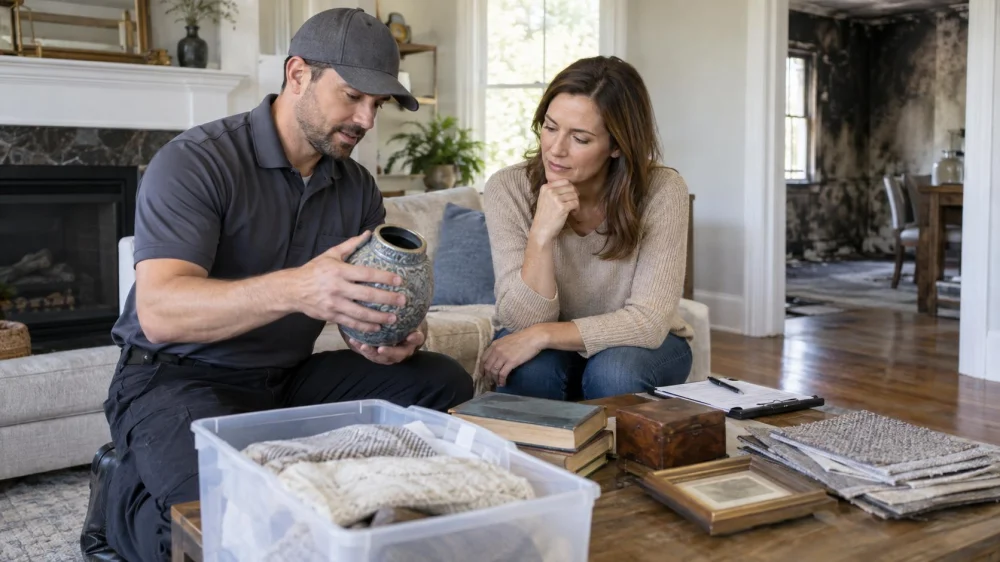 Smoke Odour Contents Record: Rooms, Materials, and Change