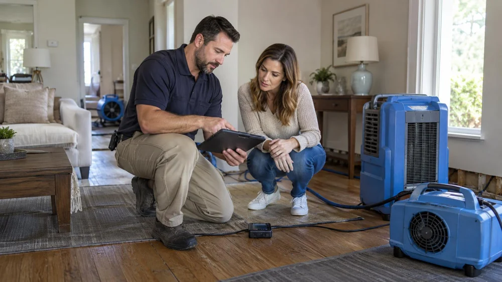 Water Damage Drying Log: Readings, Areas, and Equipment