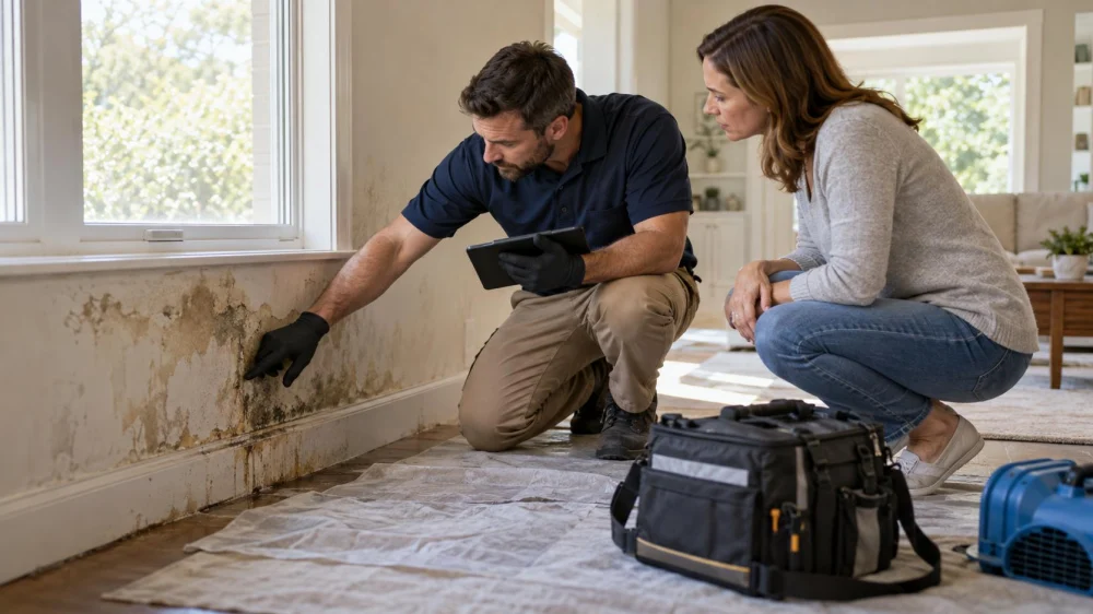 Water Damage Contents List: Room, Condition, and Evidence
