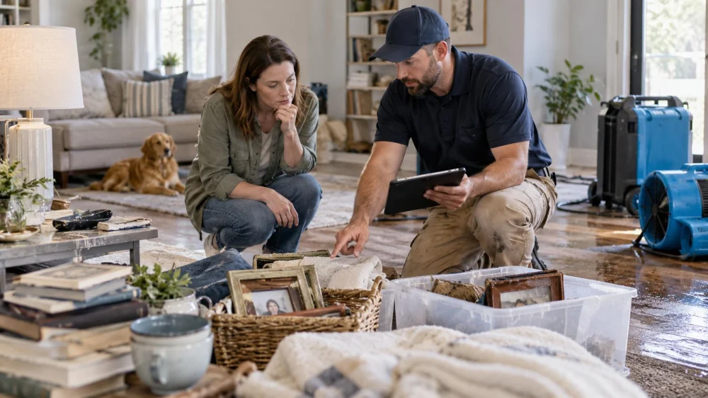 Water Damage Contents Inventory: Rooms, Photos, and Value
