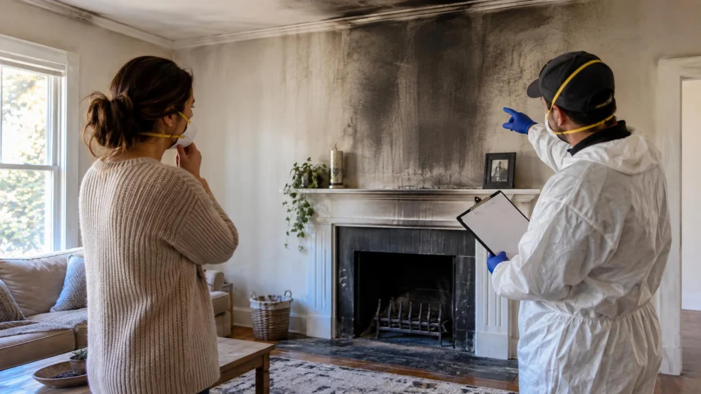 Smoke Damage Room Log: Odour, Soot, Contents, and Access