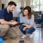 Water Damage Drying Log: Rooms, Fans, Humidity, and Dates